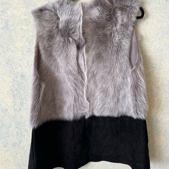 Ramy Brooke | Fur + Leather vest - Picture 7 of 8
